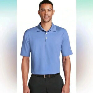 Nike Golf Dri-Fit micro pique Polo branded MetLife